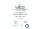 OHSAS 18001:2007 İş Sağlığı ve Güvenliği Yönetim Sistemi Belgemizi aldık.